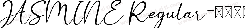 JASMINE Regular字体转换